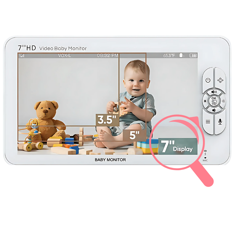 Smart Baby Monitor – 2 Cameras and Large HD Screen