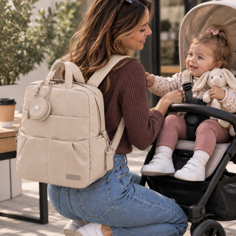 Essential Multi-Pocket Diaper Bag Backpack