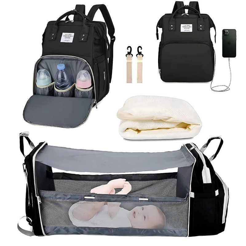 Modern 3-in-1 Changing Nappy Bag