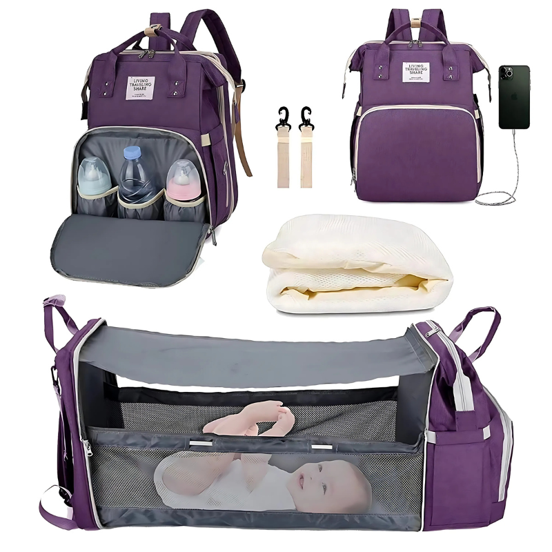 Modern 3-in-1 Changing Nappy Bag