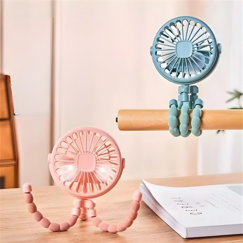 Baby Stroller Fan – Portable and Rechargeable