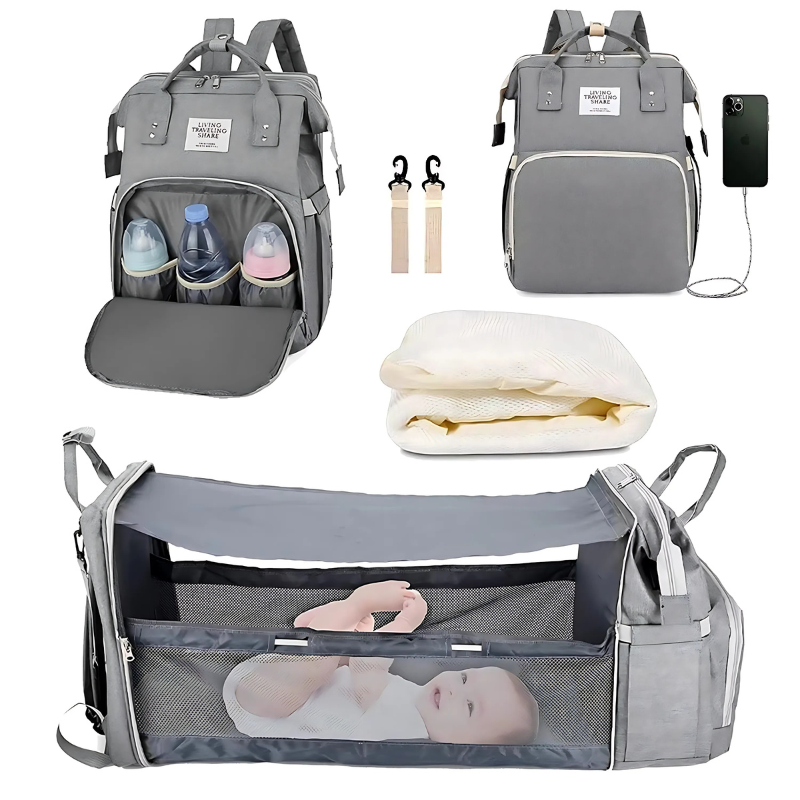 Modern 3-in-1 Changing Nappy Bag