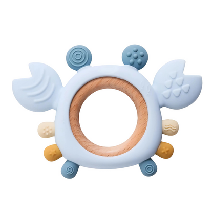 Crab Baby Teether – BPA-Free Silicone for Teething Relief