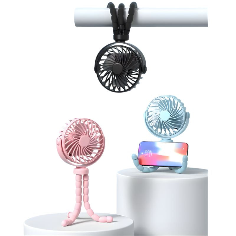 Baby Stroller Fan – Portable and Rechargeable
