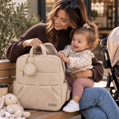 Essential Multi-Pocket Diaper Bag Backpack